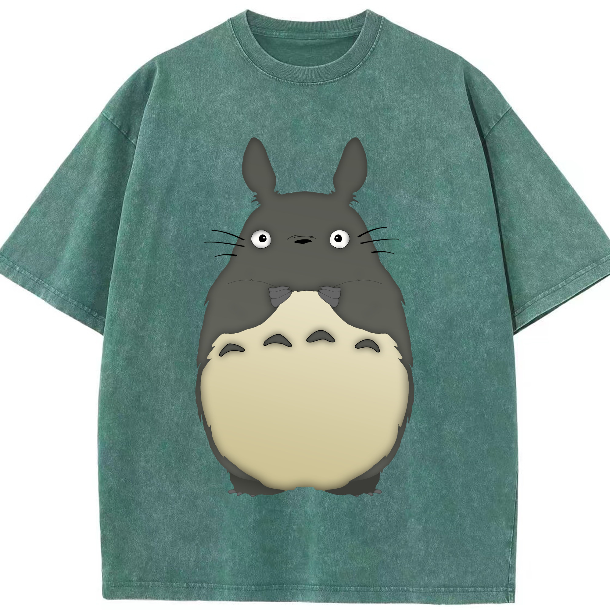 （画像用） となりのトトロ 草壁メイ 草壁サツキ My Neighbor Totoro Satsuki Kusakabe Mei Kusakabe 綿100% ヴィンテージ風 半袖Tシャツ（フロントプリント）